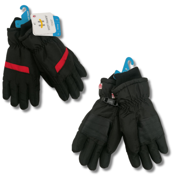 Wholesale Youth Ski Gloves- Stiped, 4 Colours (Size: S/M & L/XL) - Image 4