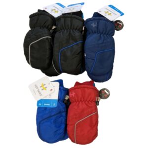 Wholesale Brand Name Toddler's Ski Mitten, Asst. Colours (Size: 2-3X)