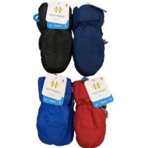 Wholesale Brand Name Toddler's Ski Mitten with Strap, Asst. Colours (Size: 2-3X)