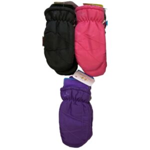 Wholesale Brand Name Toddler Girl's Ski Mitten, Asst. Colours (Size: 2-3X)