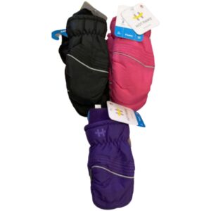 Wholesale Brand Name Toddler Girl's Ski Mitten, Asst. Colours (Size: 2-3X)