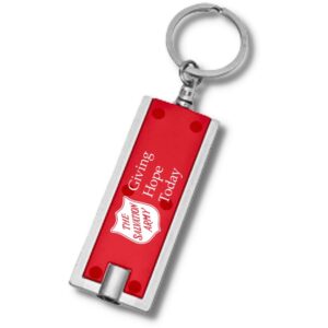 Custom Rectangular LED Key Chain