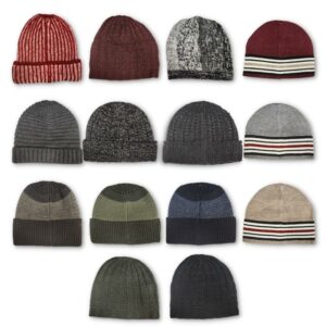 Wholesale Adult Cuffed Toque – Asst. Colours