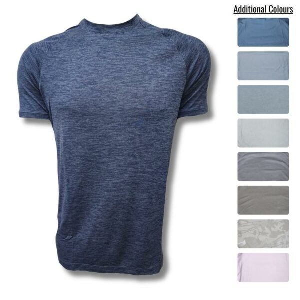 Wholesale Adult Melange T-shirt – Asst. Colours (Size S-XL)