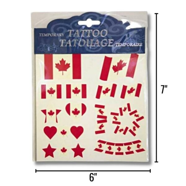 Wholesale Canada Flag Temporary Tattoo