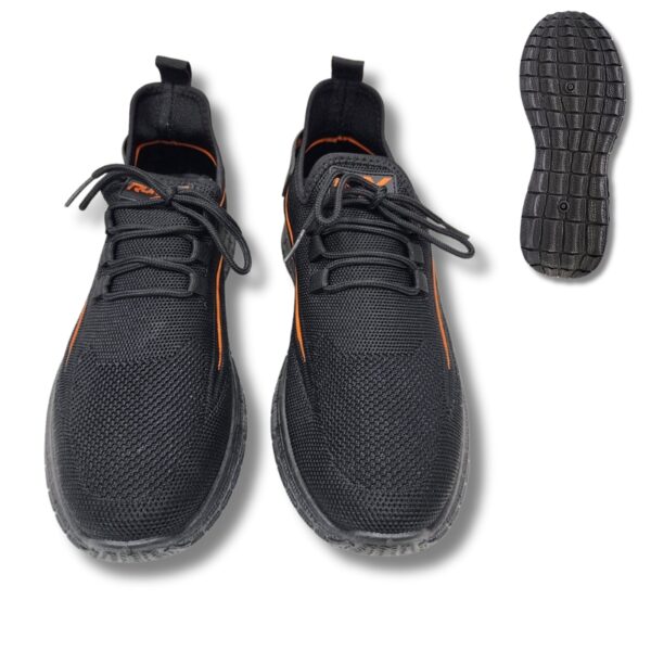 Wholesale Men’s Laced Running Shoes – Black (Size 8-13)