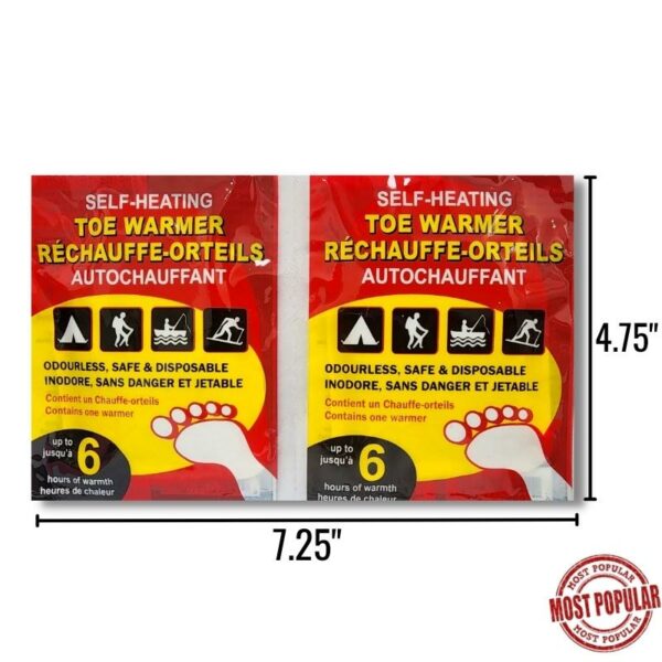 Wholesale Toe Warmer, 2-Pack ($0.75 Each)