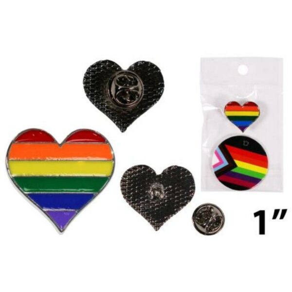 Pride flag pins