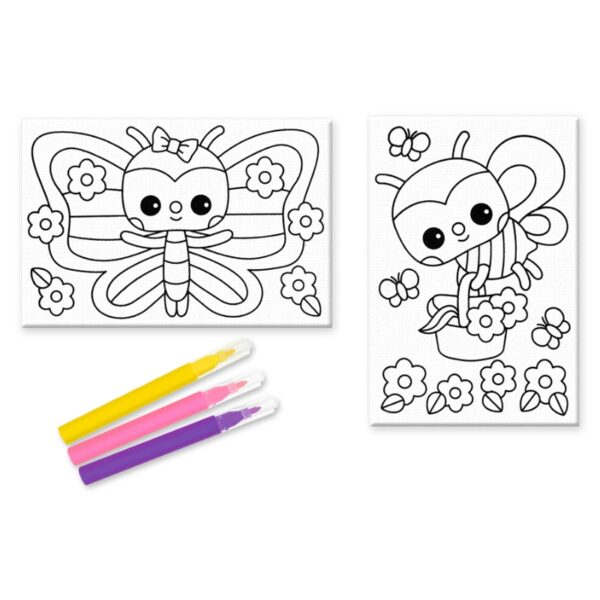 4 X 6 Canvas Kit with Markers - 2 Pc Included