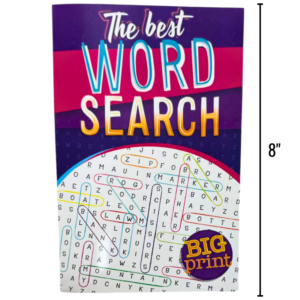 Wholesale Word Search Activity Books - Large Print (5" x 8")