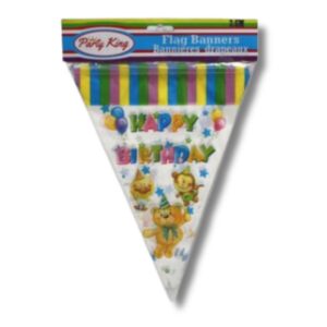 Birthday Buddies- flag banners 3.6M -11 flags