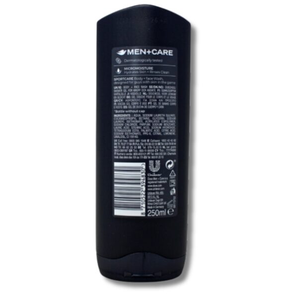 Body Wash - Mens Dove Active & Fresh