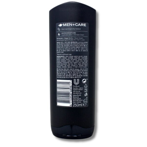 Body Wash - Mens Dove Mineral & Sage