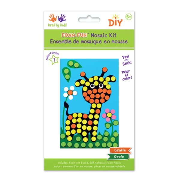 Craft Kit - Mosaic Giraffe Packaging