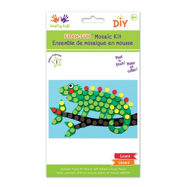 Craft Kit - Mosaic Lizard Packaging