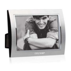 Curvo Frame - 4"x6" Silver/Silver