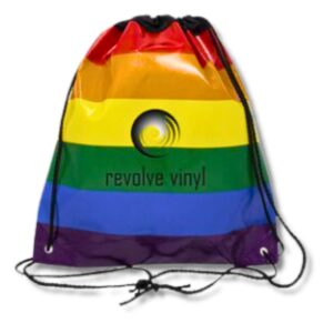 Jumbo Rainbow Drawstring Backpack