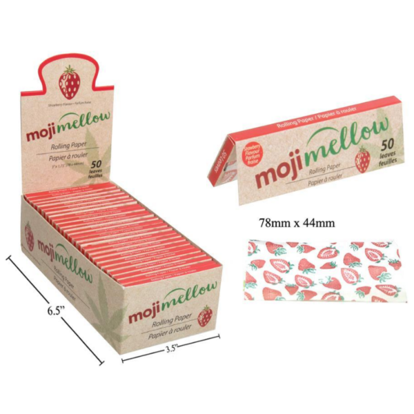 Wholesale Rolling Papers, Strawberry Flavour, 50-Pack ($0.02 Each)