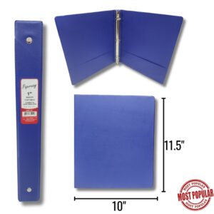 Wholesale 3-Ring Hard Cover 1’’ Binder – Blue