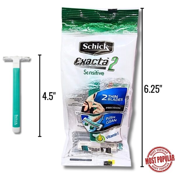 Wholesale Brand Name Razors- Twin-Blade (For Sensitive Skin)