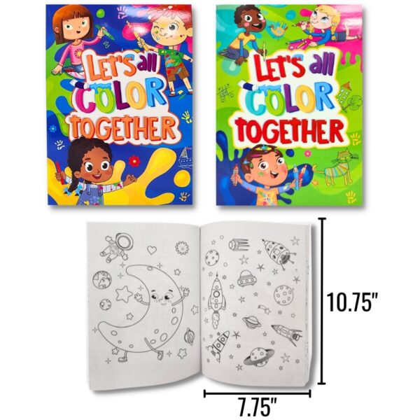 Wholesale Colouring Book - Let's All Colour Together (7.75" x 10.75") - Image 3