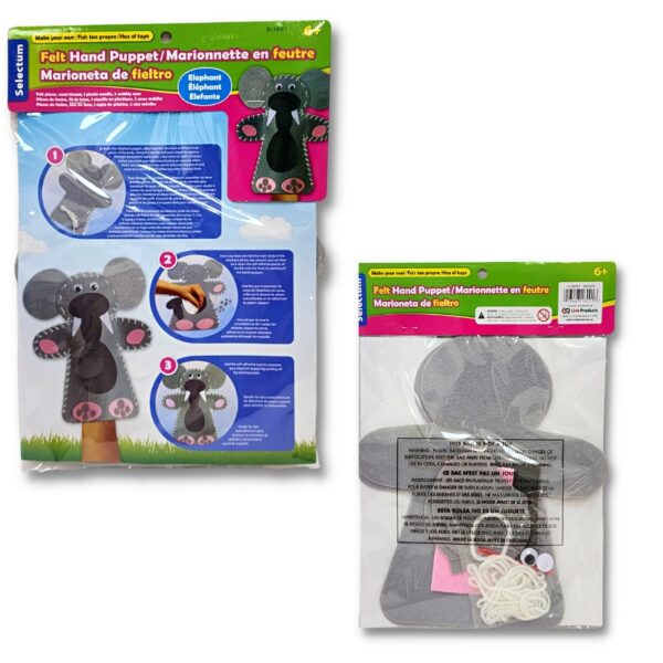 Wholesale Felt Hand Puppet Craft Kit - Asst Animals - Image 4