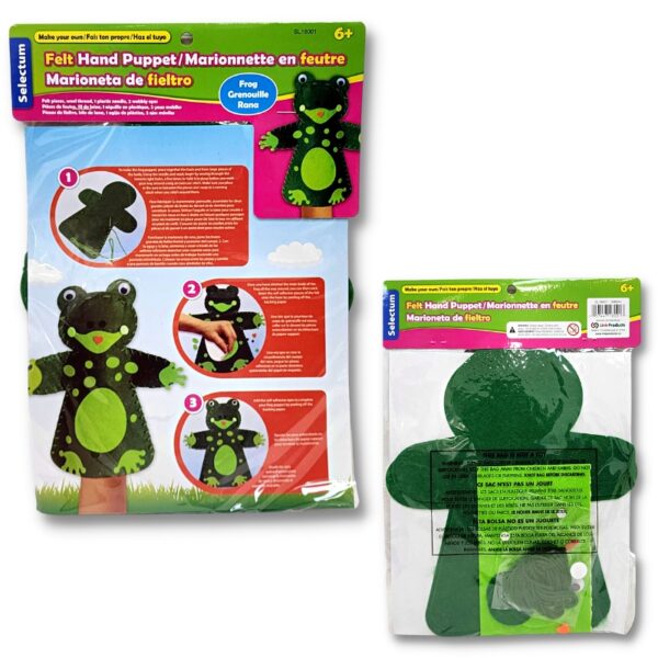 Wholesale Felt Hand Puppet Craft Kit - Asst Animals - Image 3