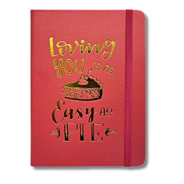 Wholesale Hardcover Notebook, Easy as Pie - 80 Pages (5" x 7") - Image 2