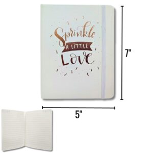 Wholesale Hardcover Notebook, Sprinkle Love – 80 Pages (5″ x 7″)