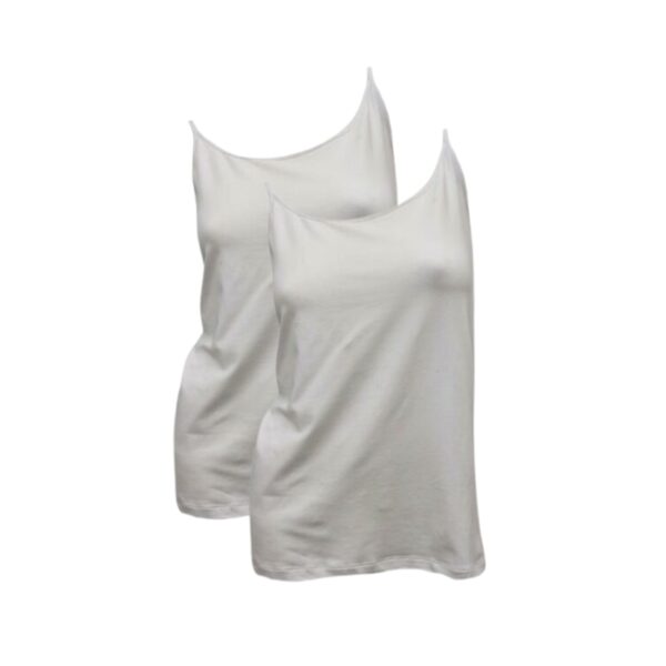 Wholesale Ladies’ Camisole, White, 2-Pack – Size S-XL ($2.50 Each)