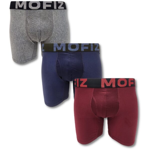 Wholesale Men’s Boxer Briefs, Asst Colours, 3-Pack (Size: S-3XL) ($3.00 each) - Image 2