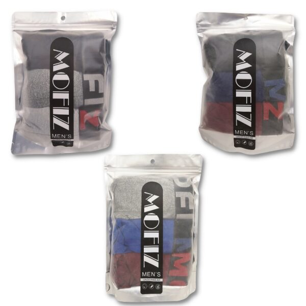 Wholesale Men’s Boxer Briefs, Asst Colours, 3-Pack (Size: S-3XL) ($3.00 each) - Image 4