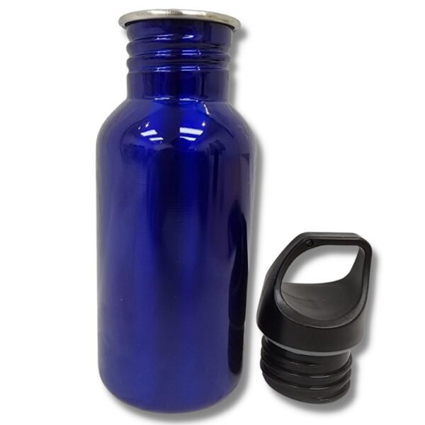 Wholesale Stainless Steel Water Bottle – Blue, 17oz breakdown