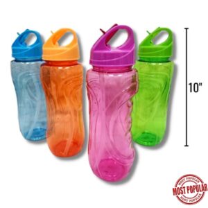 Wholesale Water Bottle with Spout & Handle- Asst. Colours (800ml)