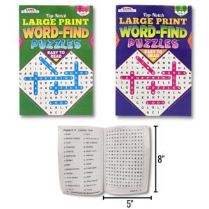 Wholesale Word Search Activity Books – Large Print (5″ x 8″)