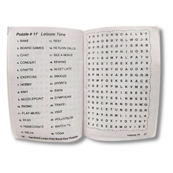 Wholesale Word Search Activity Books – Large Print (5″ x 8″)