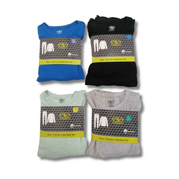 Wholesale Boy's Thermal Set - Asst Colours (M-XXL) - Image 4