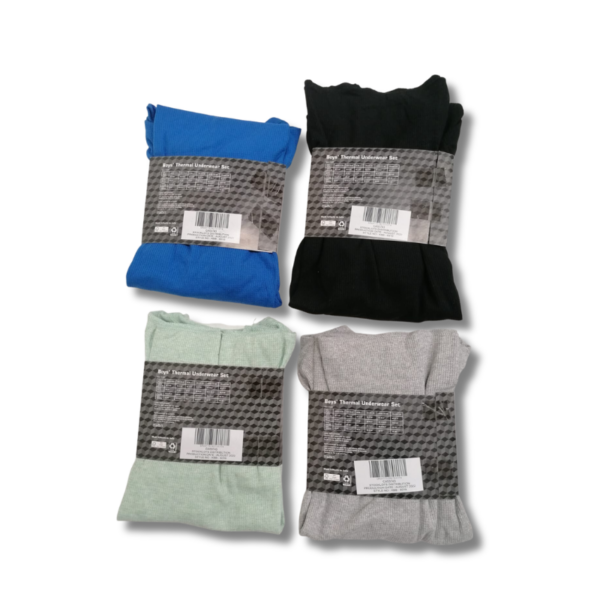 Wholesale Boy's Thermal Set - Asst Colours (M-XXL) - Image 5