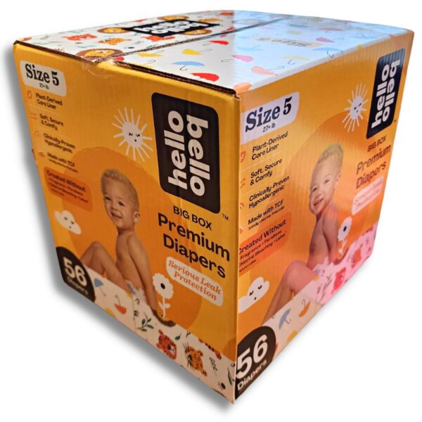Wholesale Hello Bello Diapers- Size 5, 56-Pack ($0.57 Each) - Image 5