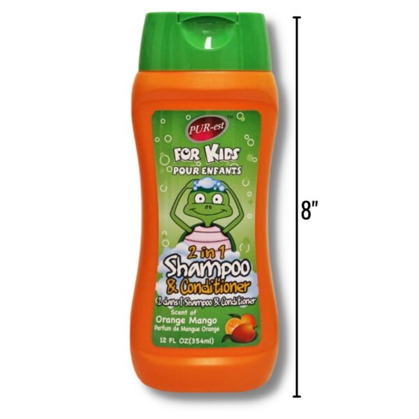 Wholesale Kid's Pur-est 2 in 1 Shampoo and Conditioner (354 ml) - Image 2