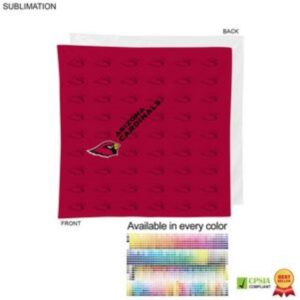 Square Bandana, 22x22, Sublimated Edge to Edge 1 side