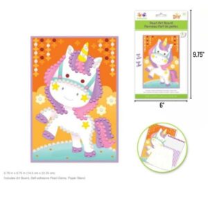 Wholesale DIY Self Stick Pearl Art Board – Unicorn (5.75″ x 8.25″)