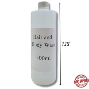 Wholesale Gender Neutral Unscented Hair & Body Wash Shampoo (500 ml)