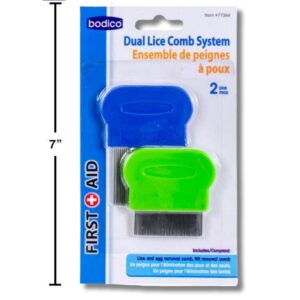 Wholesale Lice Comb - Asst Colours 2-Pack