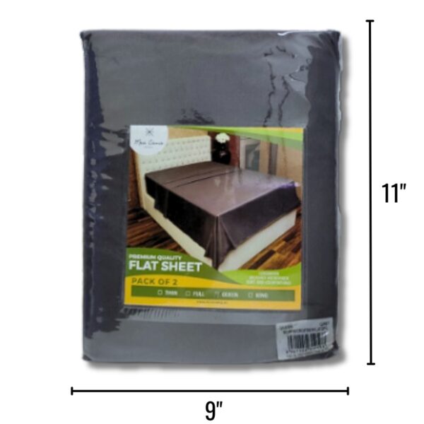 Wholesale Queen Flat Sheet, Asst Colours- 2-Pack ($5.00 Each)