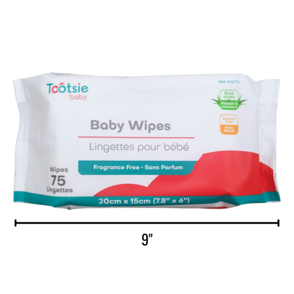 Wholesale Baby Wipes Unscented 75-pack ($0.04 each)