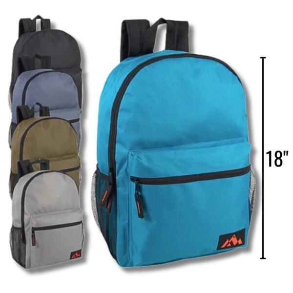 Wholesale 18″ Backpack- Asst. Colours