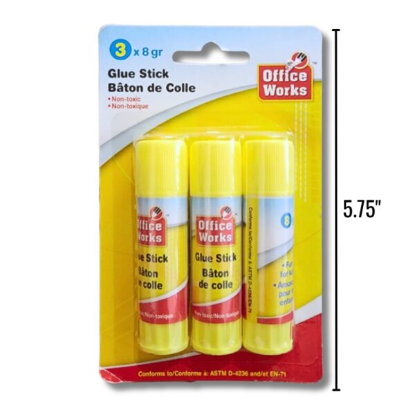 Wholesale 3-Pack Glue Sticks ($0.55 each)