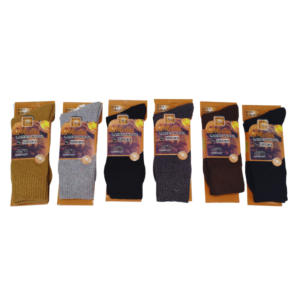 Wholesale ADT 1PK Winter Socks 10-13 Asst Col Lambs Wool