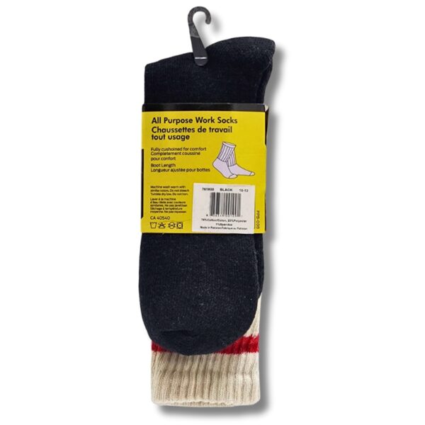 Wholesale Adult Work Socks, Black